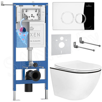 Комплект инсталляции 6 в 1 Roxen StounFix Dual Fresh 964658 с аромадозатором