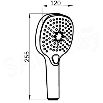 Душевая лейка Azario Nevo AZ-157830124