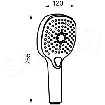 Душевая лейка со шлангом Azario Nevo AZ-157860124