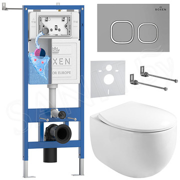 Комплект инсталляции 6 в 1 Roxen StounFix Dual Fresh 964123 с аромадозатором