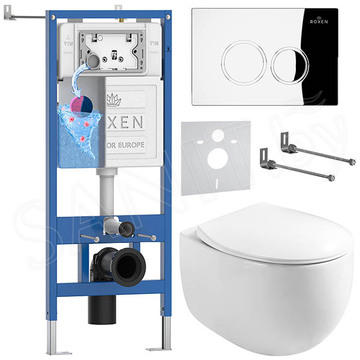 Комплект инсталляции 6 в 1 Roxen StounFix Dual Fresh 964032 с аромадозатором