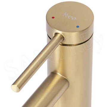 Смеситель для умывальника Rea Foss gold matt B5316