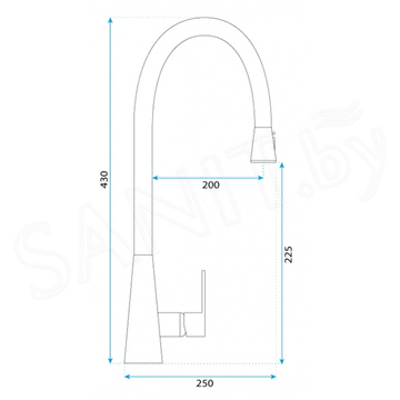 Смеситель для кухонной мойки Rea Mild gold REA-B4802 / Mild gold matt REA-B4803