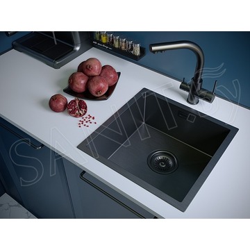 Смеситель для кухонной мойки Paulmark Essen Es213011-GM с подключением к фильтру воды