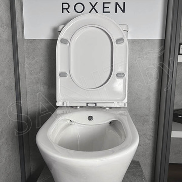 Напольный унитаз Roxen Urban Bidet 600190-01X Rimless Soft Close с функцией биде