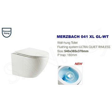 Подвесной унитаз WeltWasser Merzbach 041 XL GL-WT