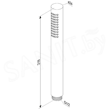 Душевая лейка Damixa Scandinavian Pure 936020300