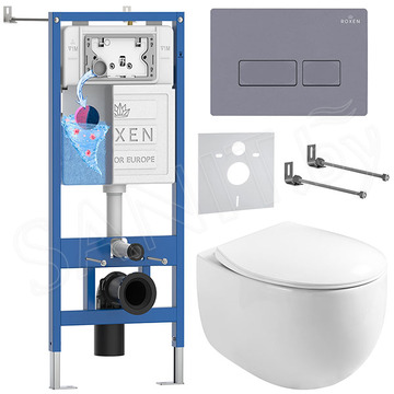 Комплект инсталляции 6 в 1 Roxen StounFix Dual Fresh 966842 с аромадозатором