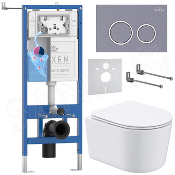 Комплект инсталляции 6 в 1 Roxen StounFix Dual Fresh 966133 с аромадозатором
