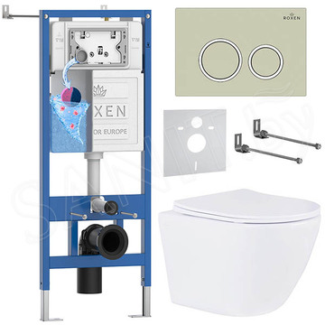 Комплект инсталляции 6 в 1 Roxen StounFix Dual Fresh 966181 с аромадозатором