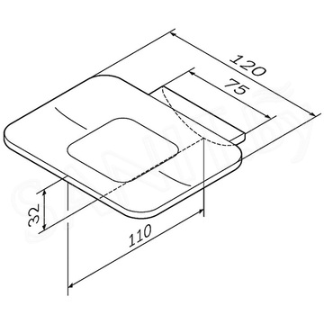 Мыльница AM.PM Inspire V2.0 A50A34222