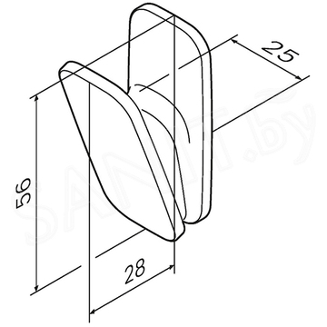 Крючок AM.PM Inspire V2.0 A50A35522