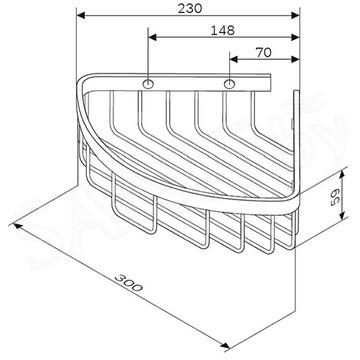 Полка AM.PM Sense L A7452122