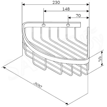 Полка AM.PM Sense L A7452222