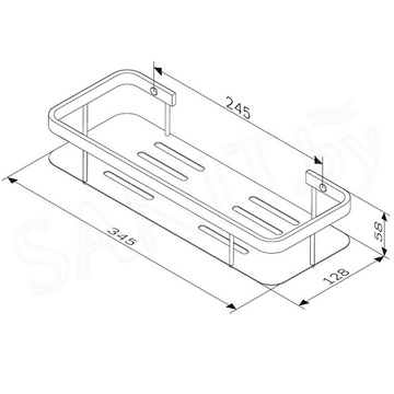 Полка AM.PM Sense L A7453222