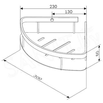 Полка AM.PM Sense L A7454222