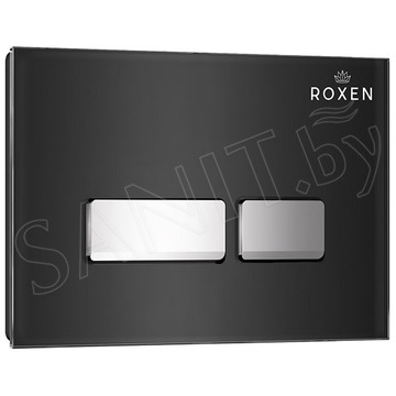 Комплект инсталляции Roxen StounFix Slim с удлиненными креплениями в комплекте, кнопкой смыва Roxen Glass 430280 и унитазом Bocchi V-Tondo Compacto Rimless