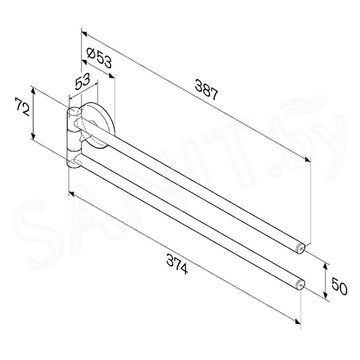 Держатель для полотенец AM.PM X-Joy A85A32600