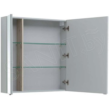 Шкаф-зеркало Aquanet Алвита New 80 серый