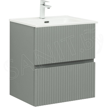 Тумба под умывальник Aquanet Джейн 60 / 70 / 80 / 90 / 100 Фортуна мисти грин