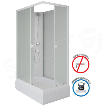 Душевая кабина Niagara Promo P100/80/26Q/MT/BK / P110/80/26Q/MT/BK