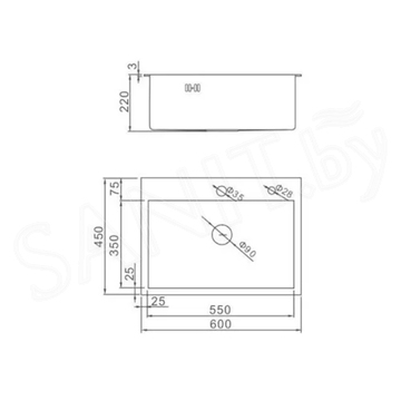 Кухонная мойка Wisent WS36045+WW405A+W302644 с коландером и дозатором