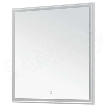 Зеркало Aquanet Nova Lite 50 / 60 / 75 / 90 / 100 Led белый глянец