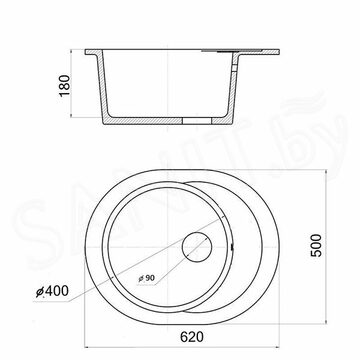 Кухонная мойка Wisent WR620