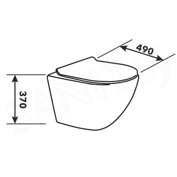 Комплект инсталляции Berges Аtom 410 c кнопкой и унитазом AV Engineering Comfort AVWHR203