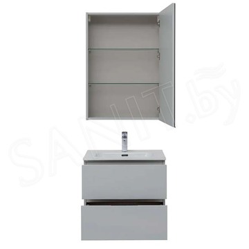 Комплект мебели Aquanet Алвита new 60 / 70 2 ящика серый