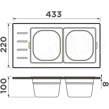 Коландер для кухонной мойки Omoikiri DC-02-2-GB