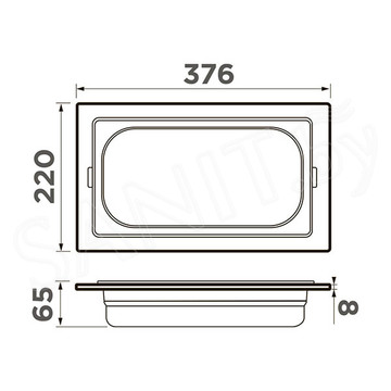 Коландер для кухонной мойки Omoikiri DC-03-1-GB