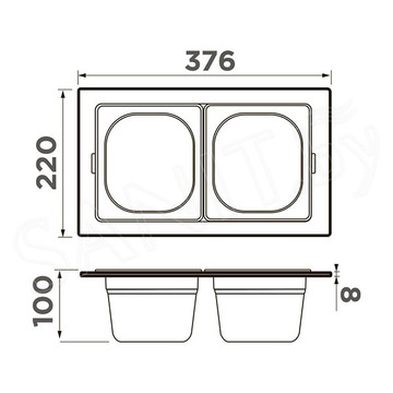 Коландер для кухонной мойки Omoikiri DC-04-2-GB