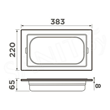 Коландер для кухонной мойки Omoikiri DC-05-1-GB