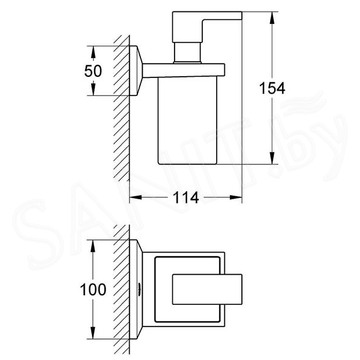 Дозатор для жидкого мыла Grohe Allure Brilliant 40494000