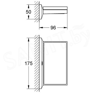 Мыльница Grohe Allure Brilliant 40504000