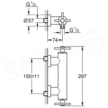 Смеситель для душа Grohe Atrio New 26003GL3