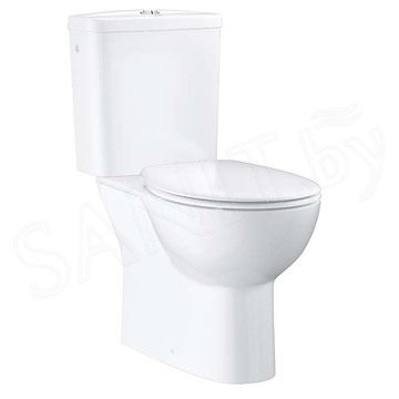 Напольный унитаз Grohe Bau Ceramic 39346000 безободковый с крышкой Soft Close