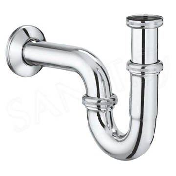 Комплект умывальник Grohe Bau Ceramic 39471000 со смесителем Start Edge и сифоном