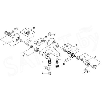 Смеситель для ванны Grohe Costa L 25450001