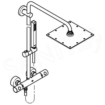 Душевая стойка Grohe Euphoria XXL 230 26187000 с термостатом