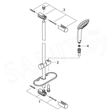 Душевой гарнитур Grohe Euphoria 110 Massage 27243001