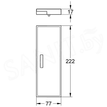 Полка Grohe Eurocube 18541000 для смесителя