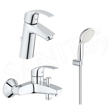 Набор смесителей Grohe Eurosmart 124470 c душевым гарнитуром