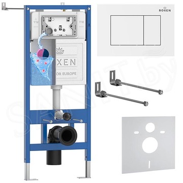 Комплект инсталляции 4 в 1 Roxen StounFix Dual Fresh 969001 с аромадозатором