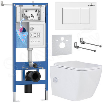 Комплект инсталляции 6 в 1 Roxen StounFix Dual Fresh 969018 с аромадозатором
