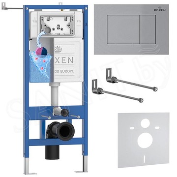 Комплект инсталляции 4 в 1 Roxen StounFix Dual Fresh 969089 с аромадозатором