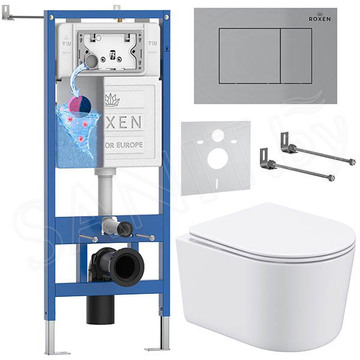 Комплект инсталляции 6 в 1 Roxen StounFix Dual Fresh 969123 с аромадозатором