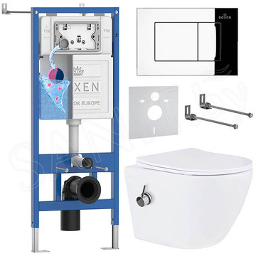 Комплект инсталляции 6 в 1 Roxen StounFix Dual Fresh 969082 с аромадозатором