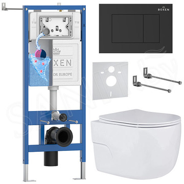 Комплект инсталляции 6 в 1 Roxen StounFix Dual Fresh 969045 с аромадозатором